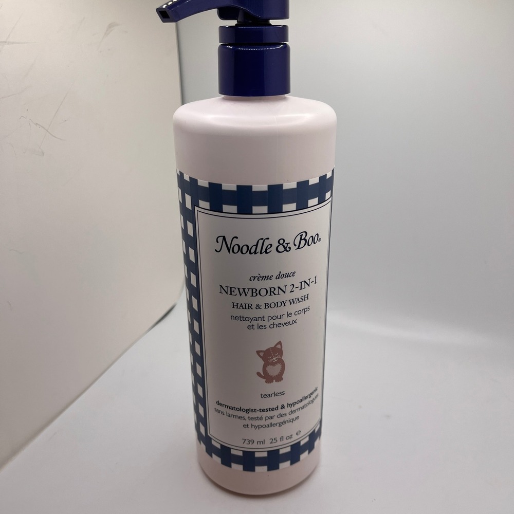 Noodle & Boo Newborn 2-in-1 Hair & Body Wash Baby 25 oz NEW Tearless